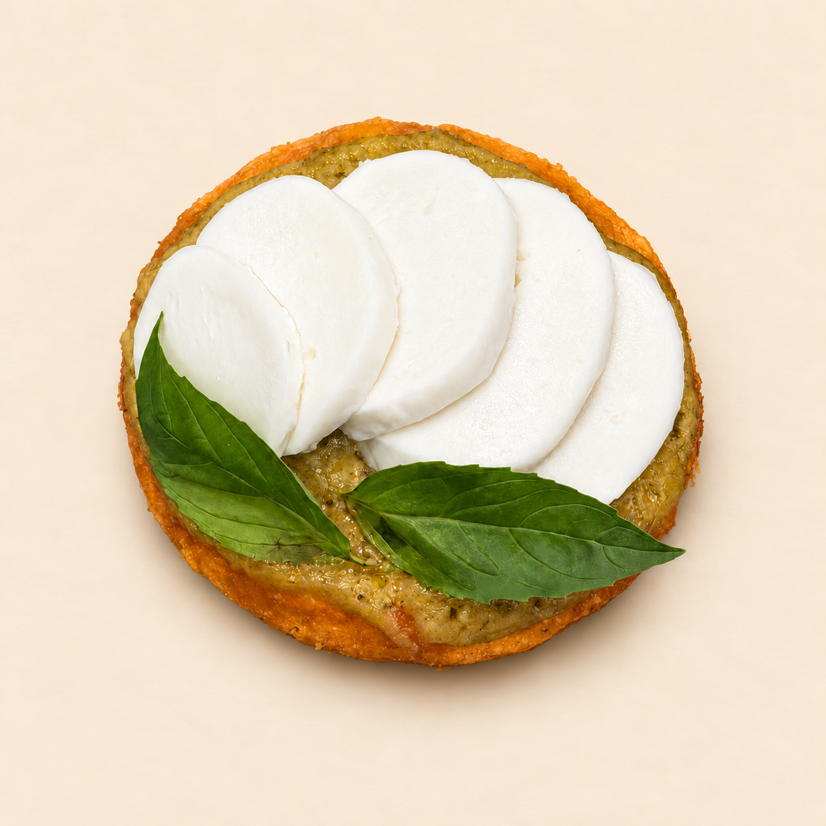 Cookie Salé Pesto verde, Mozzarella