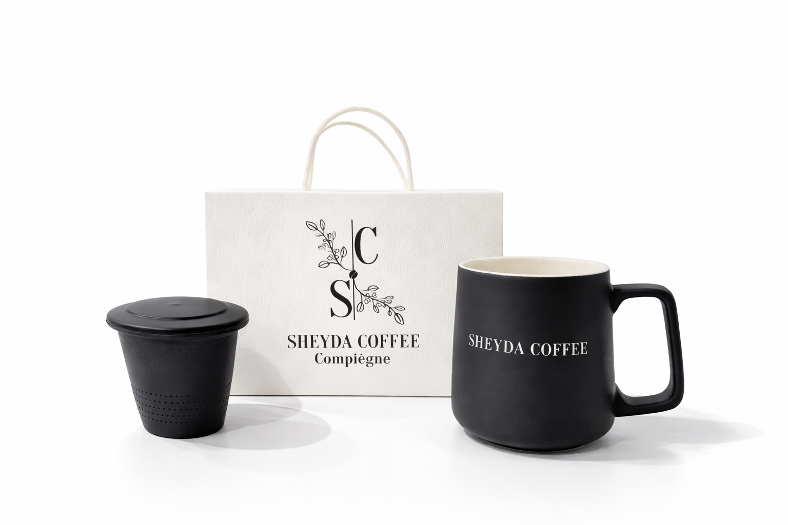 Tasse à thé céramique  Sheyda Coffee (Noir)
