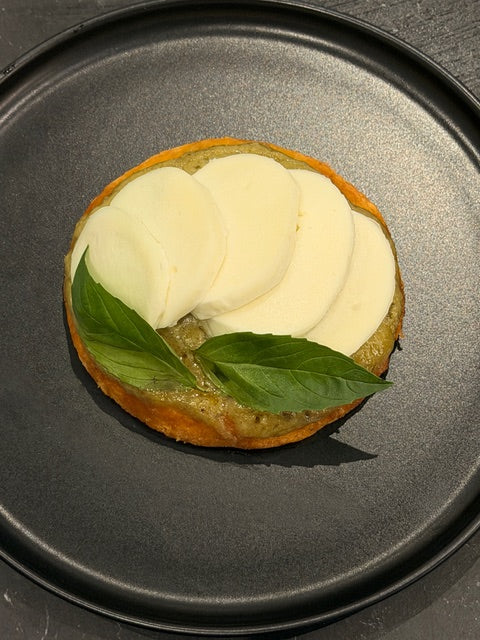 Cookie Salé Pesto verde, Mozarella